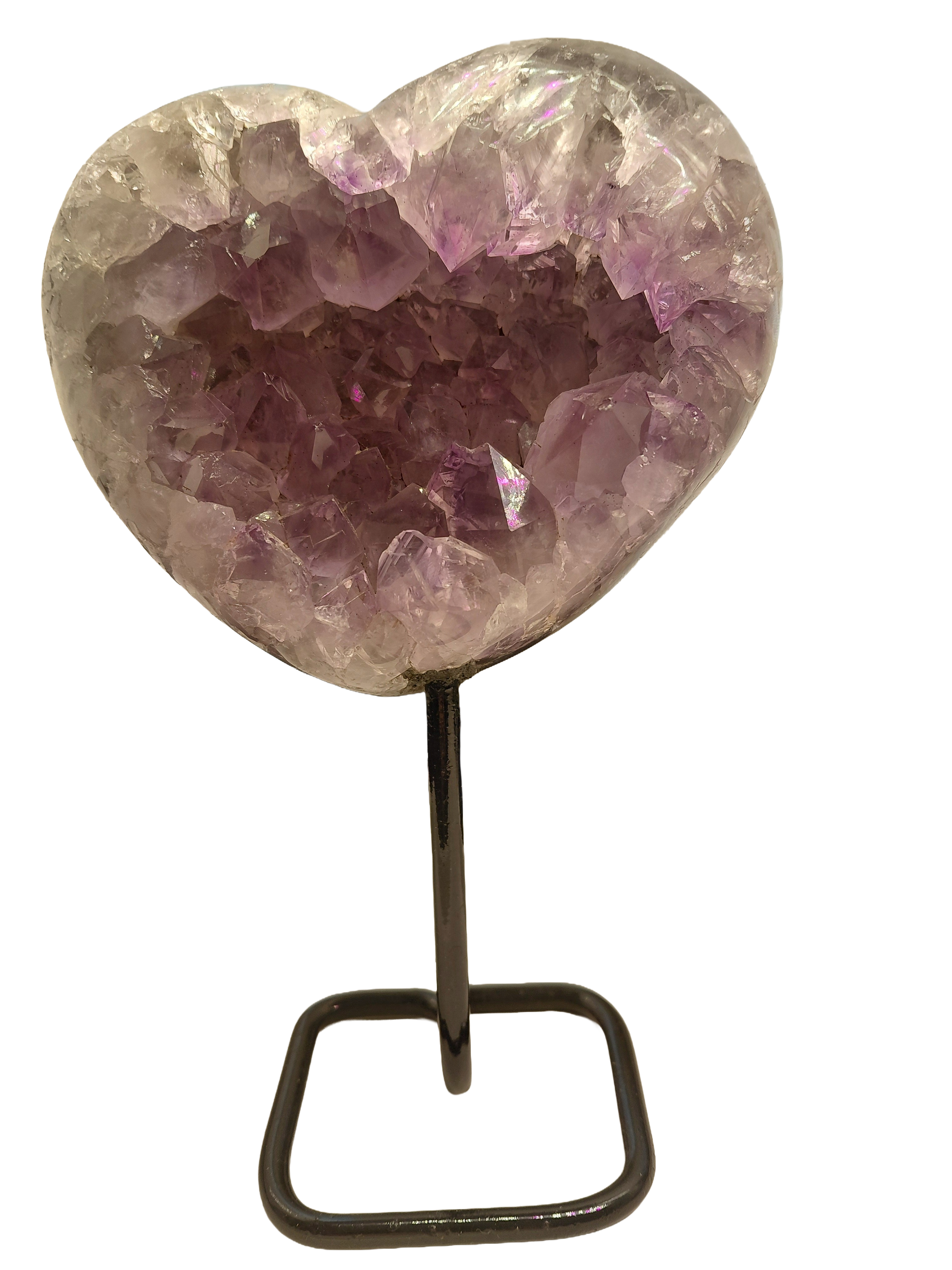 Amethyst Piece with Iron Base