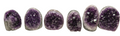 Amethyst Cut Base Medium - Lot of 6