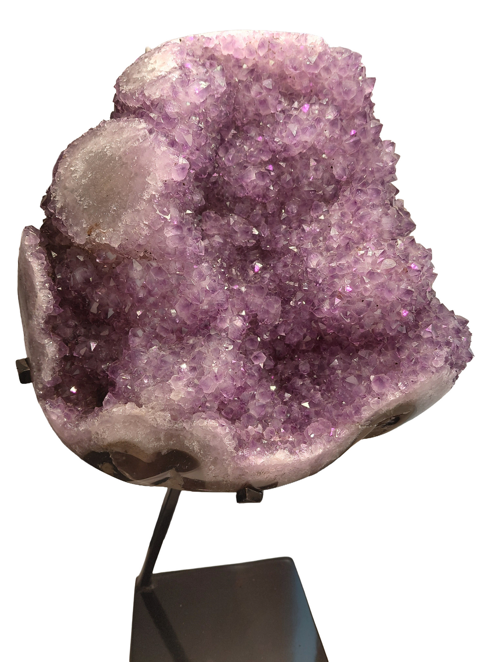 Amethyst Piece with Iron Base
