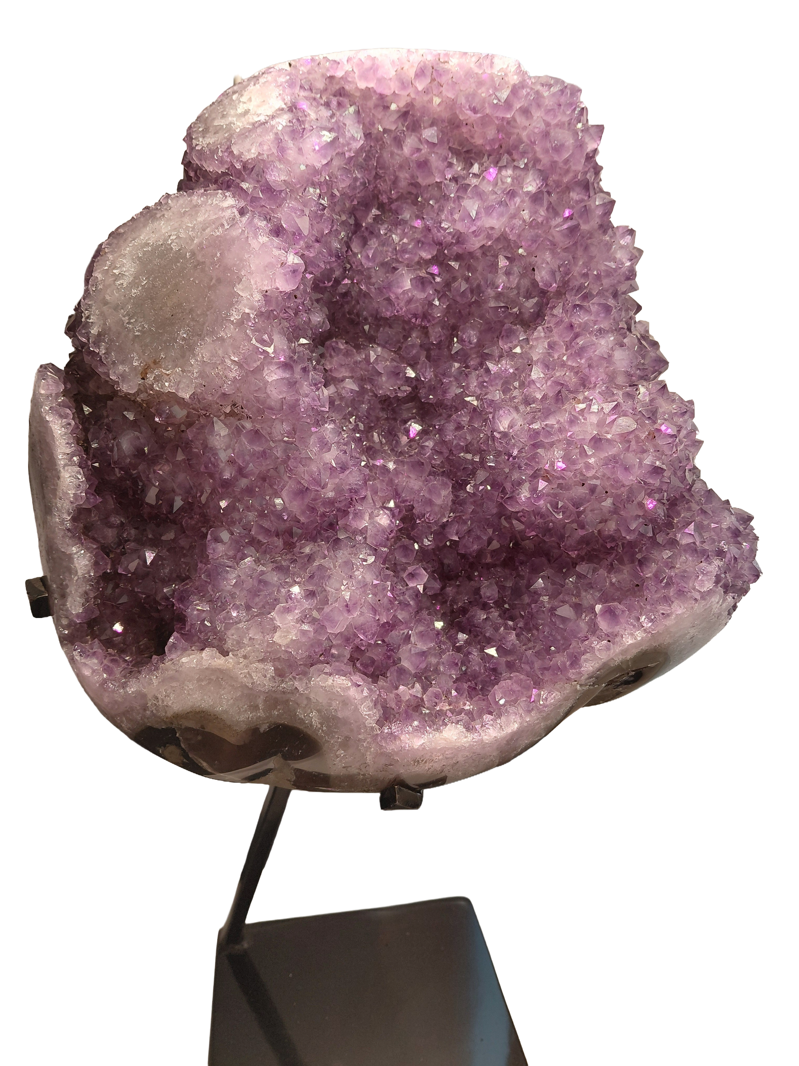 Amethyst Piece with Iron Base