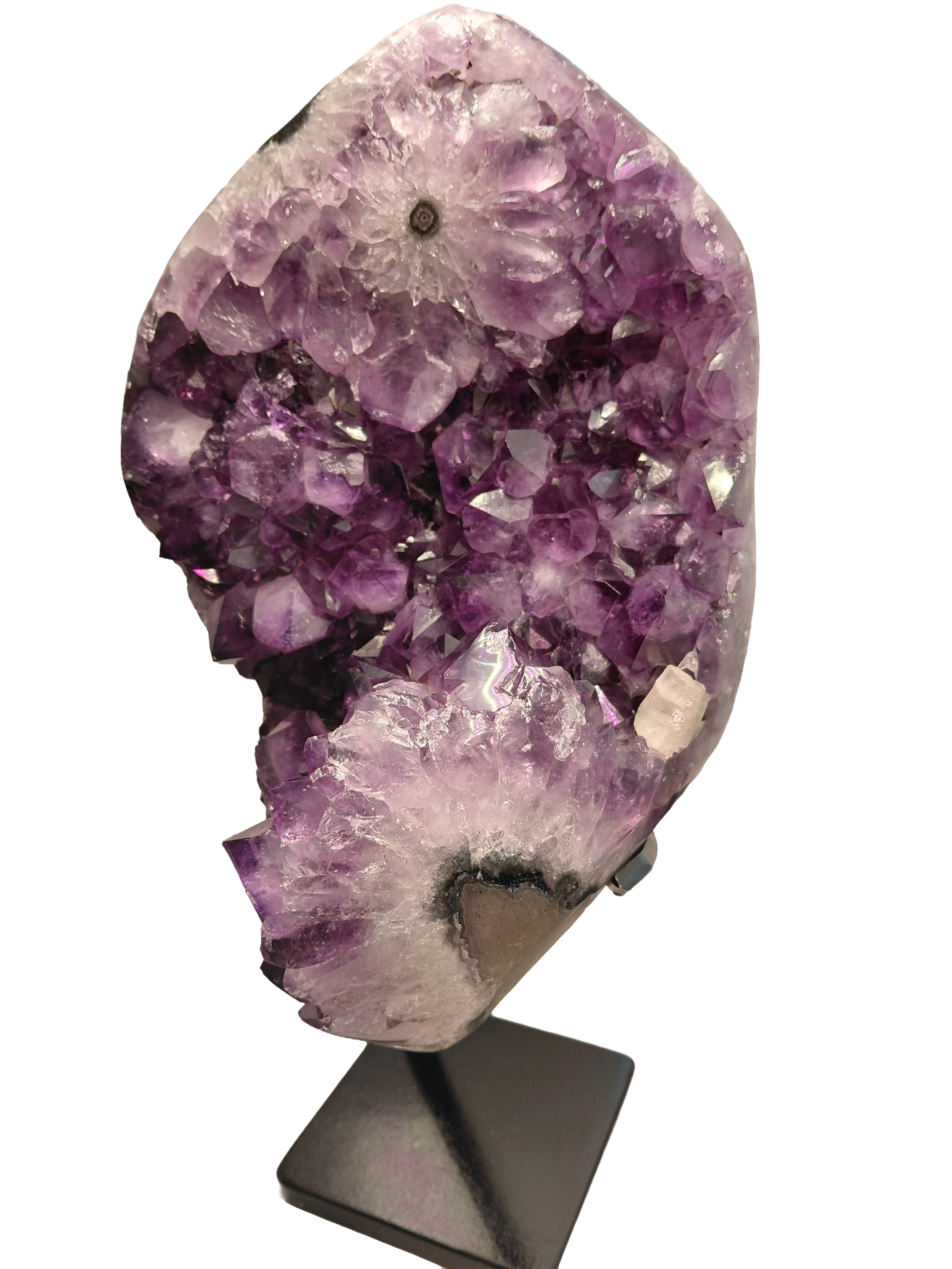 Amethyst Piece with Iron Base