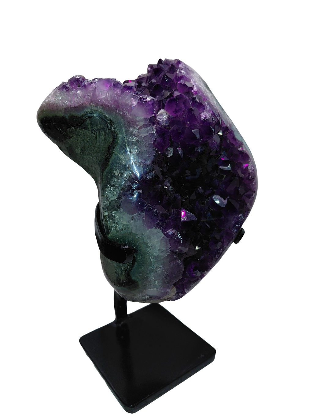 Amethyst Piece with Iron Base