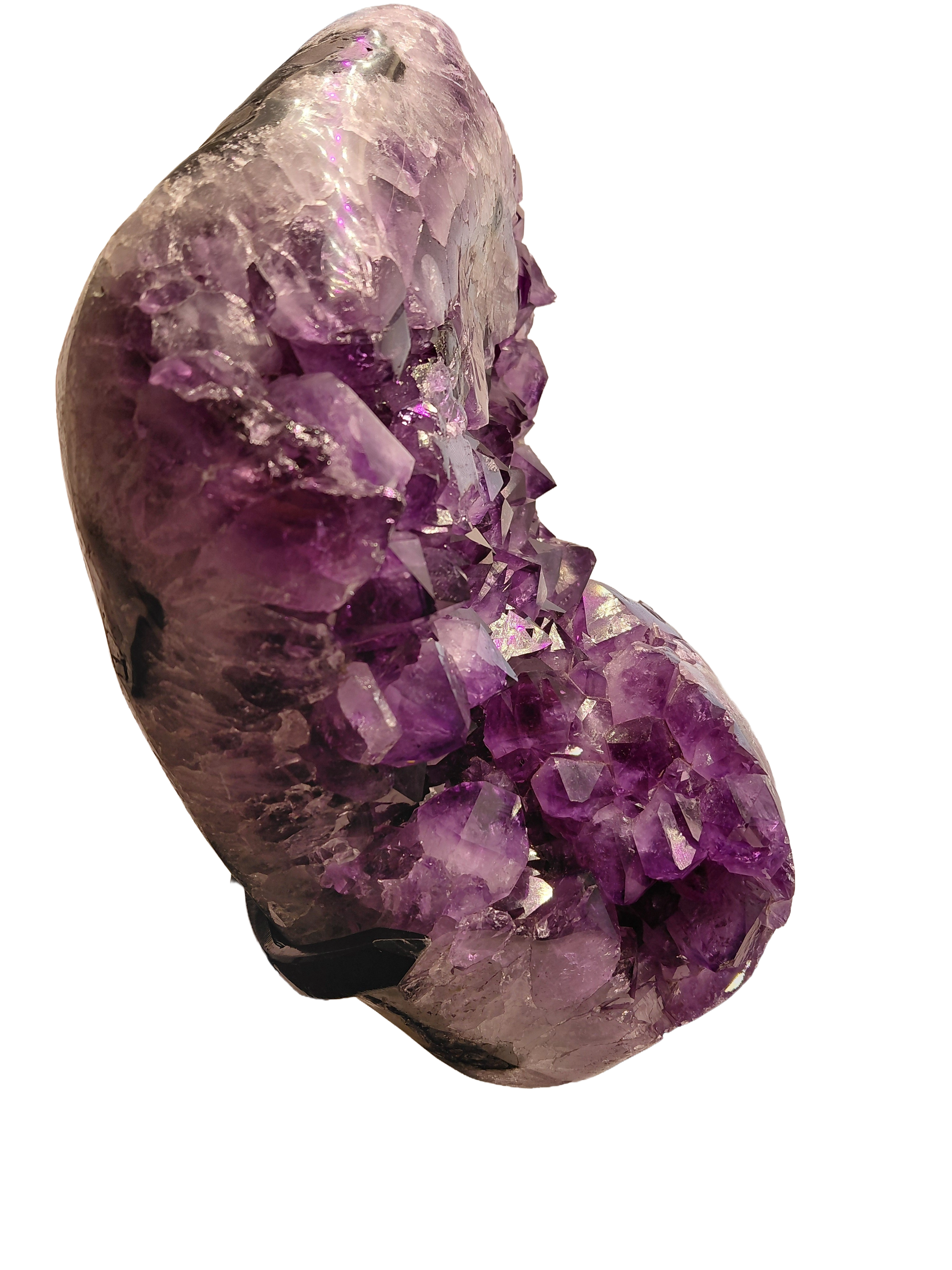 Amethyst Piece with Iron Base