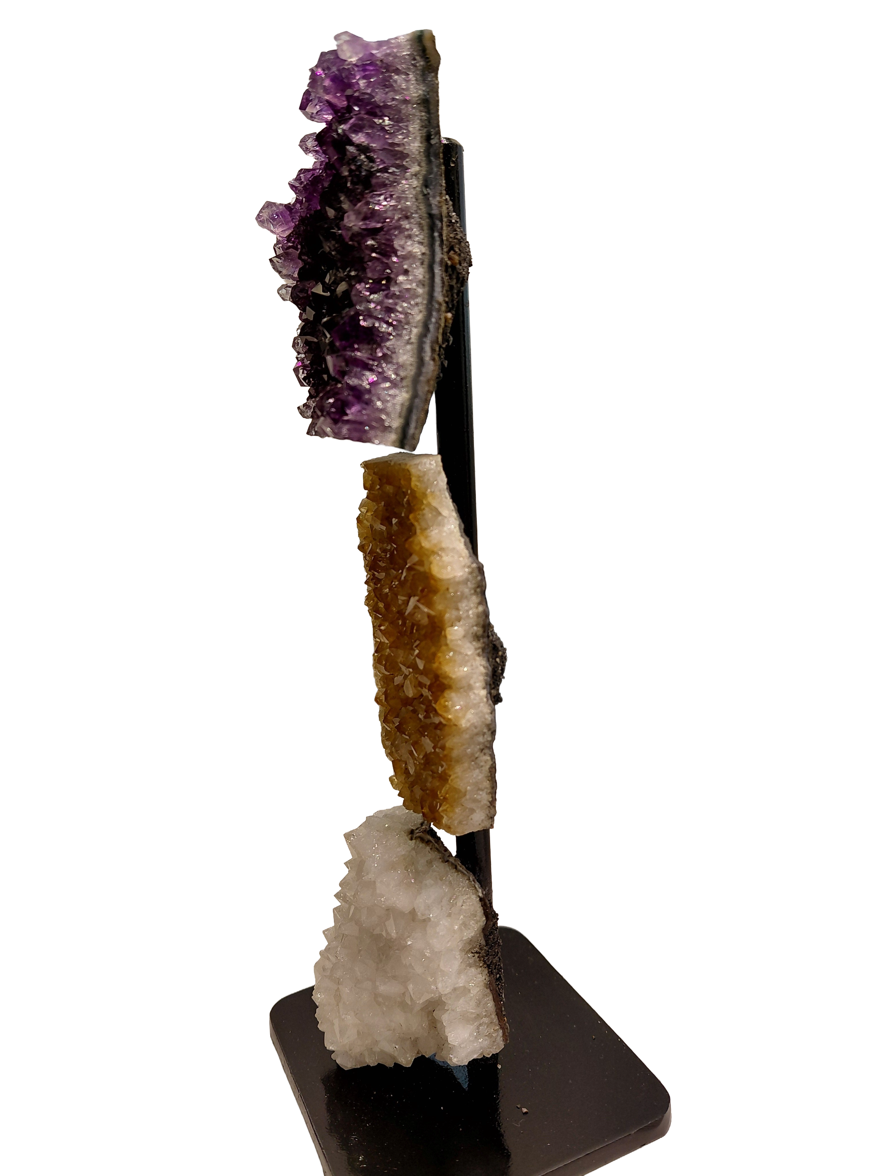 Amethys and Citrine Iron base mix