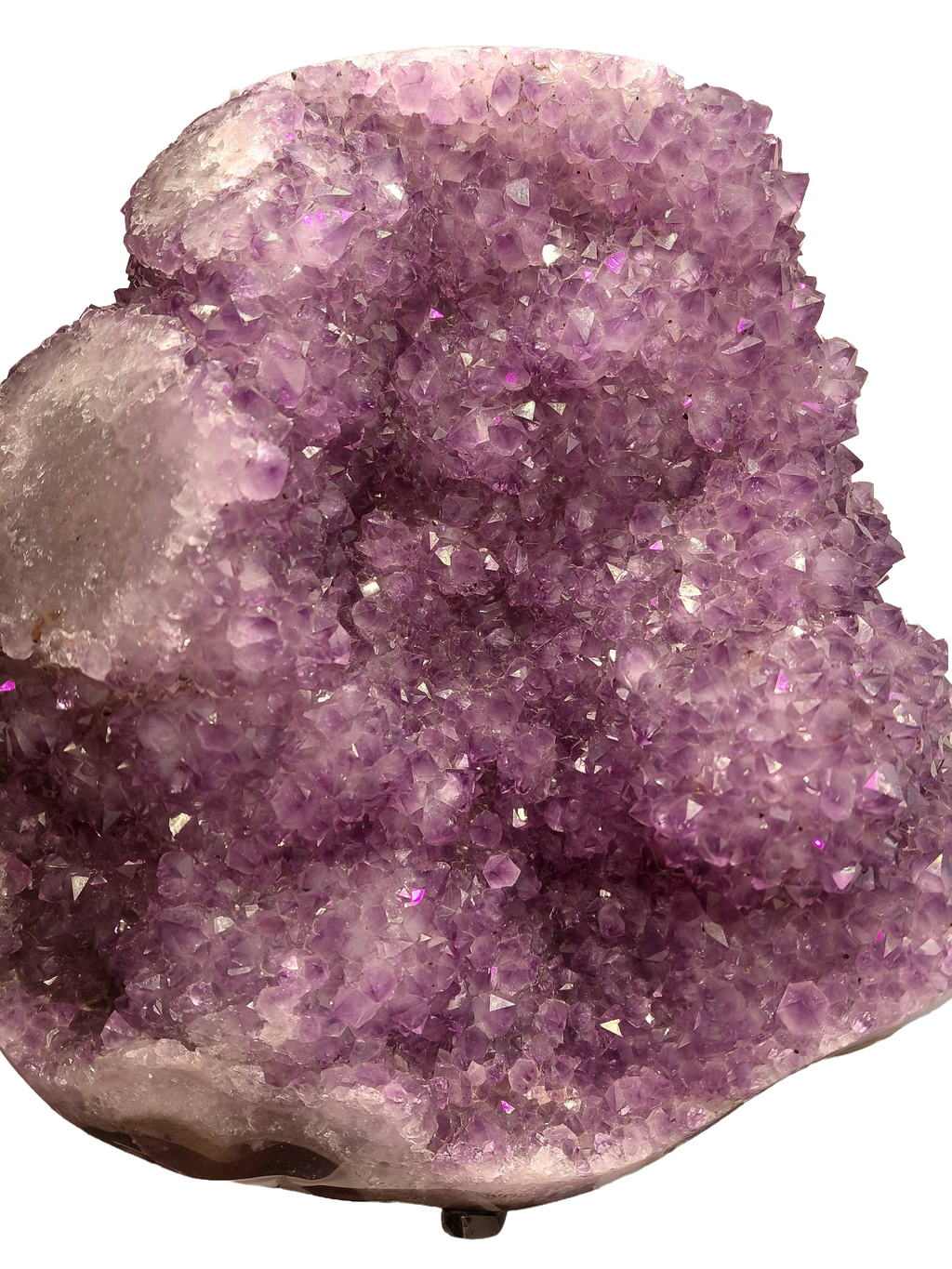 Amethyst Piece with Iron Base