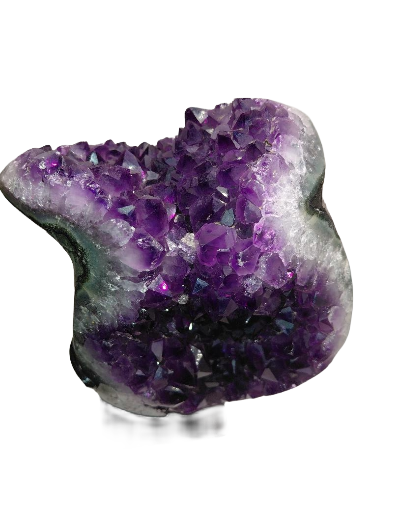 Amethyst Piece with Iron Base
