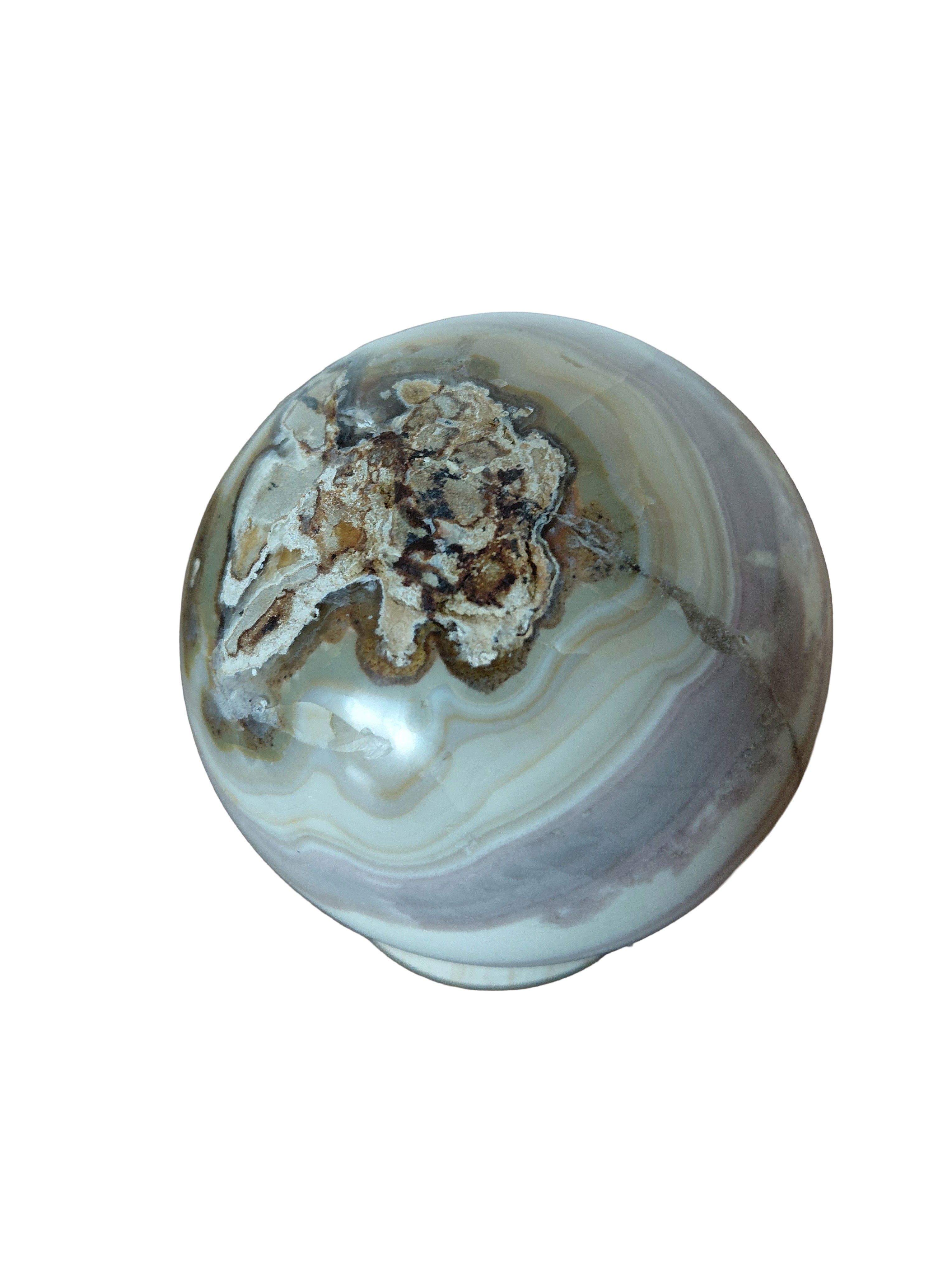 Quartz/Jasper Sphere - 0.9Kg