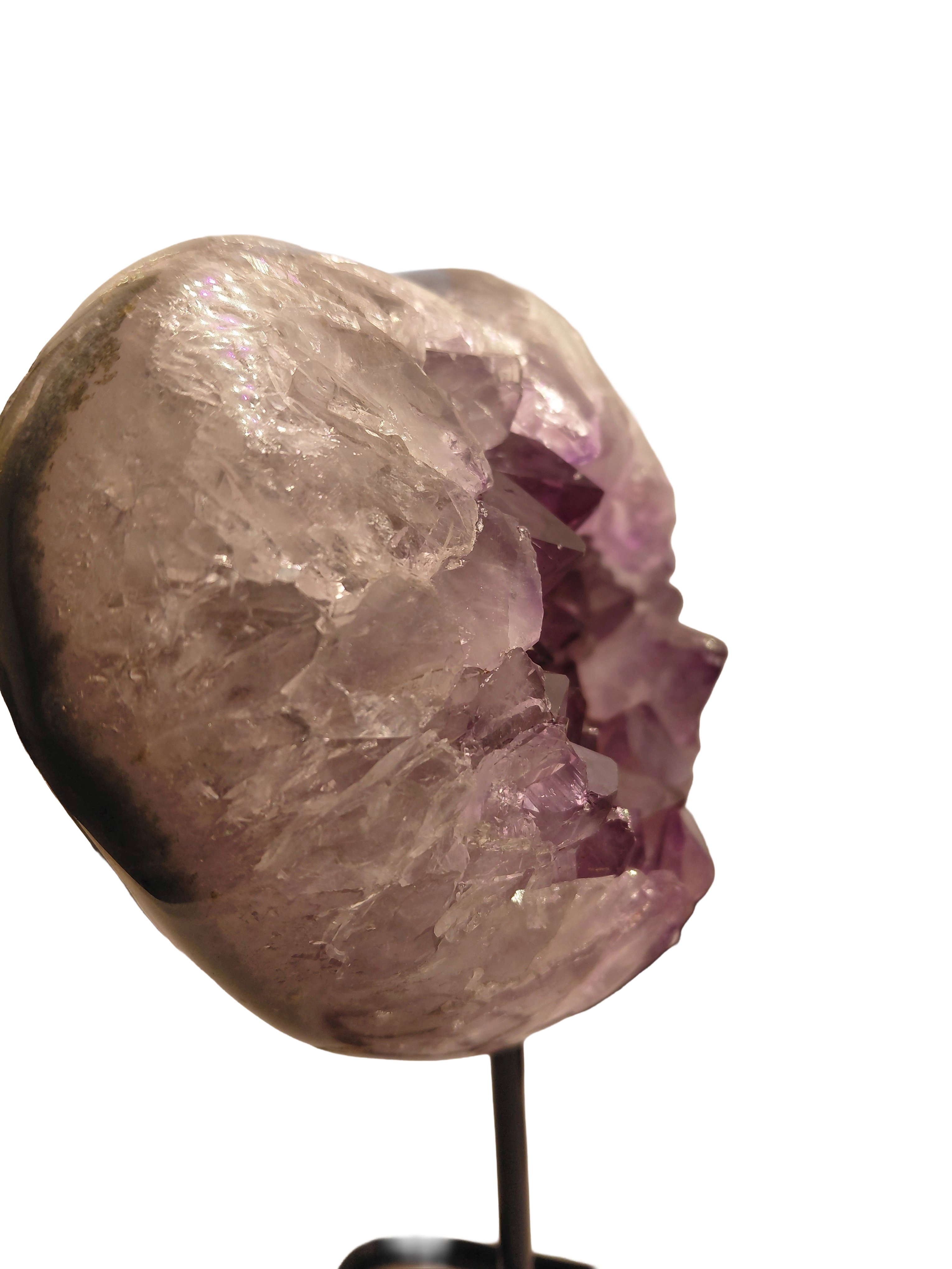 Amethyst Piece with Iron Base