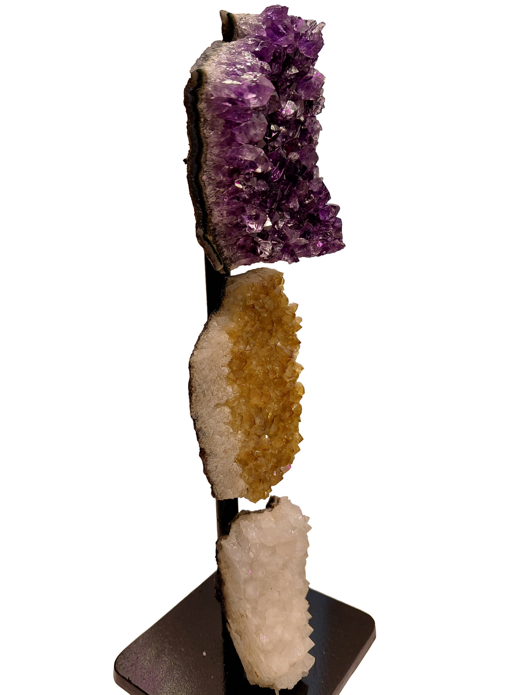 Amethys and Citrine Iron base mix