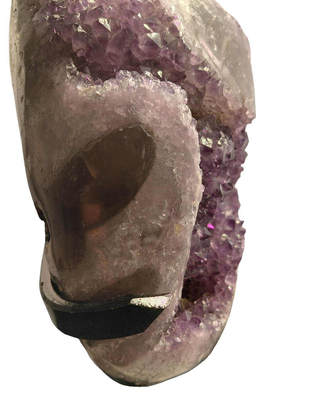 Amethyst Piece with Iron Base